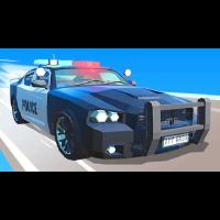 Police Car Line Driving